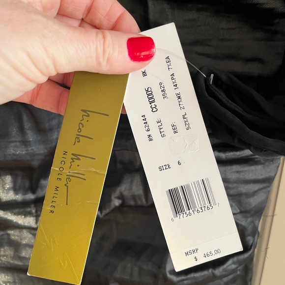 Nicole Miller Collection new black cocktail dress. - Picture 4 of 6